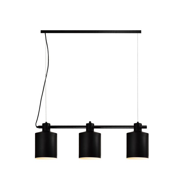 QUVIO Hanglamp 3-lichts ronde kap quv5062l-black 1395185 large