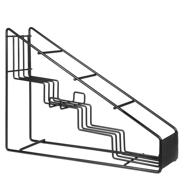 QUVIO Flessenrek metaal met 4 treden - 1395410 large
