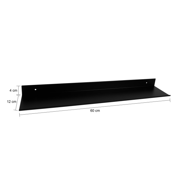 QUVIO Metalen muur plank - 60 cm 2398894 large