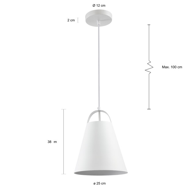 QUVIO Hanglamp langwerpig quv5072l-white 1395212 large