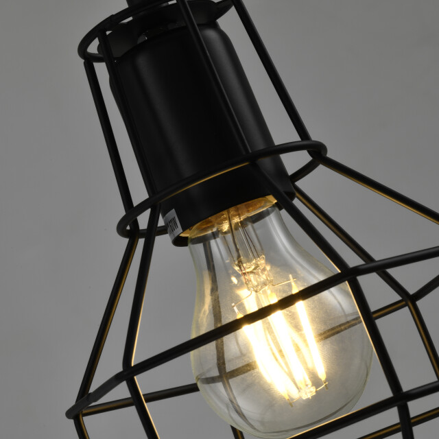 QUVIO Hanglamp metalen frame quv5146l-black 1538247 large