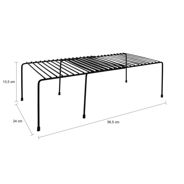 QUVIO Uitschuifbaar keukenkast organizer metaal - 2269255 large