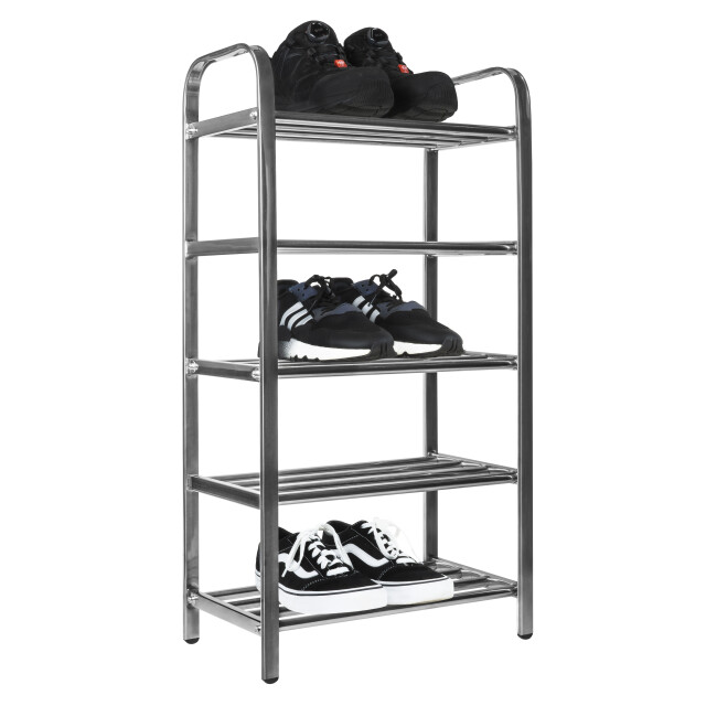 QUVIO Schoenenrek rvs met 5 planken 1551079 large