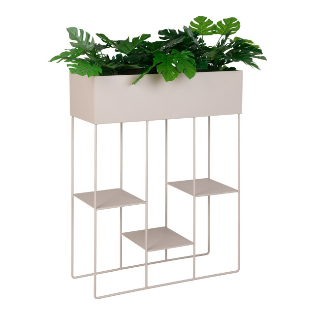 QUVIO Plantenbak met 3 planken – metaal – 2927290 large