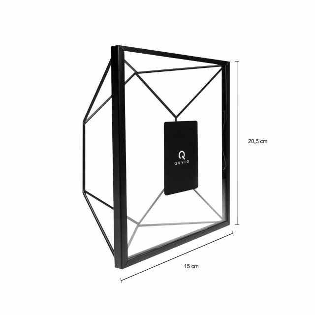 QUVIO Fotolijstje hexagon set van 3 - 2029619 large