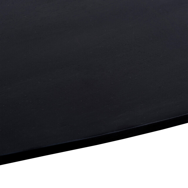 QUVIO Eettafel sofia– ovaal – 220x100 cm – stalen kruispoot – fsc®-gecertificeerd mangohout – 2933679 large