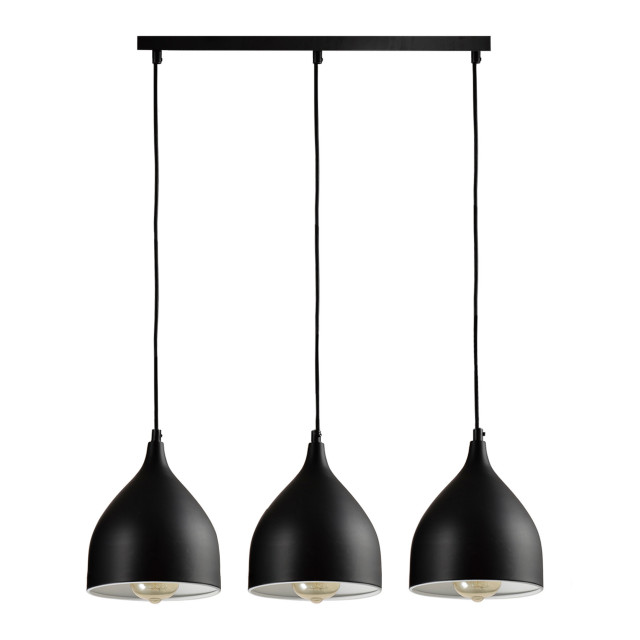 QUVIO Hanglamp 3-lichts quv5061l-black 1395184 large