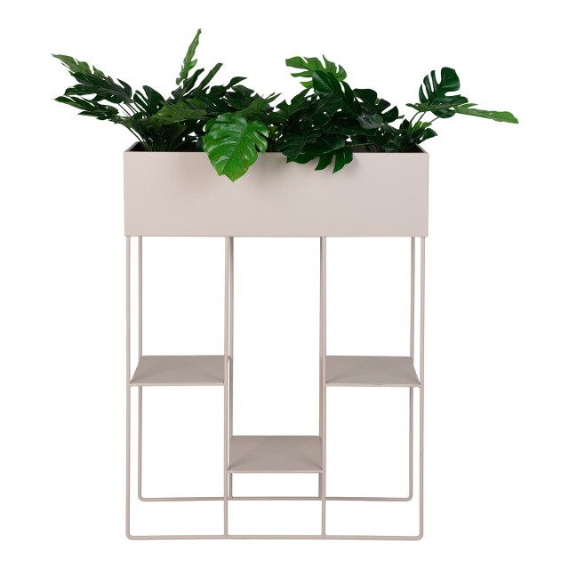 QUVIO Plantenbak met 3 planken – metaal – 2927290 large