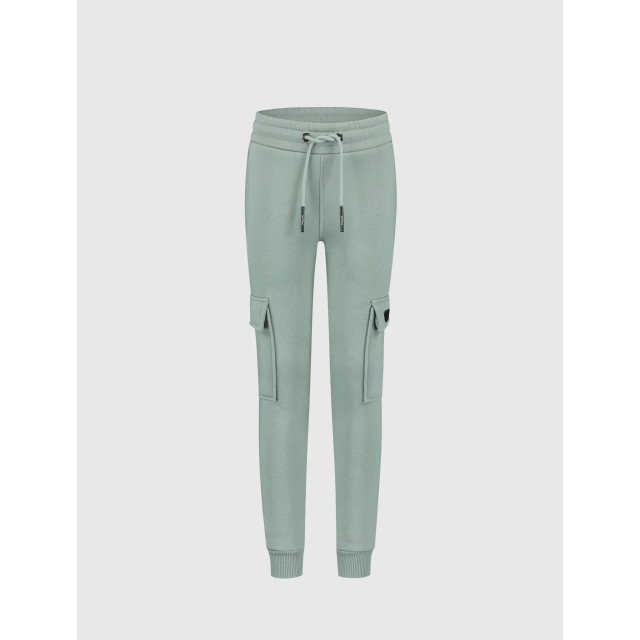 Ballin Amsterdam Sweat broek regular fit donker mint 24037502-15 large