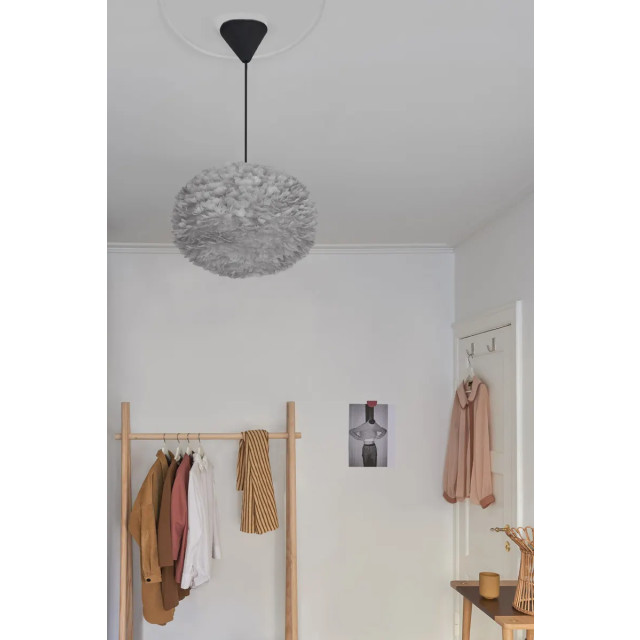 Umage Eos large hanglamp light grey met koordset zwart Ø 65 cm 2027863 large