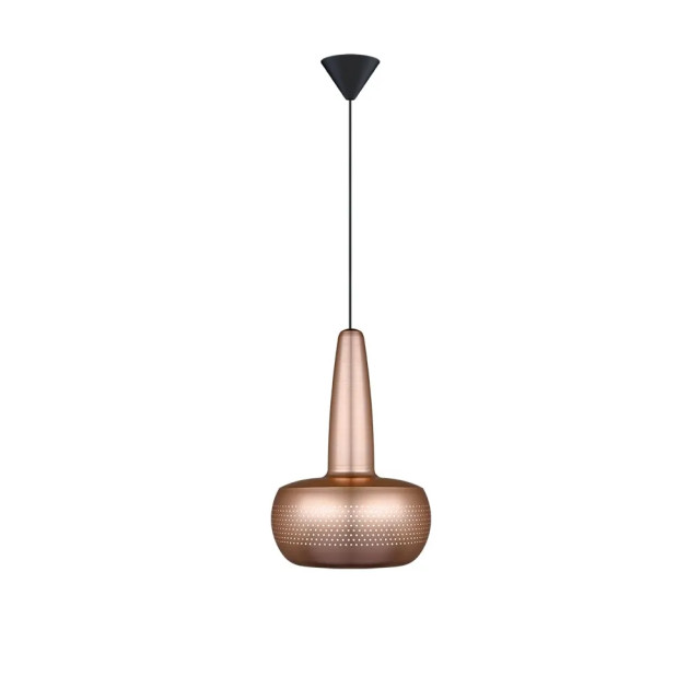 Umage Clava hanglamp brushed copper met koordset zwart Ø 21,5 cm 2027636 large