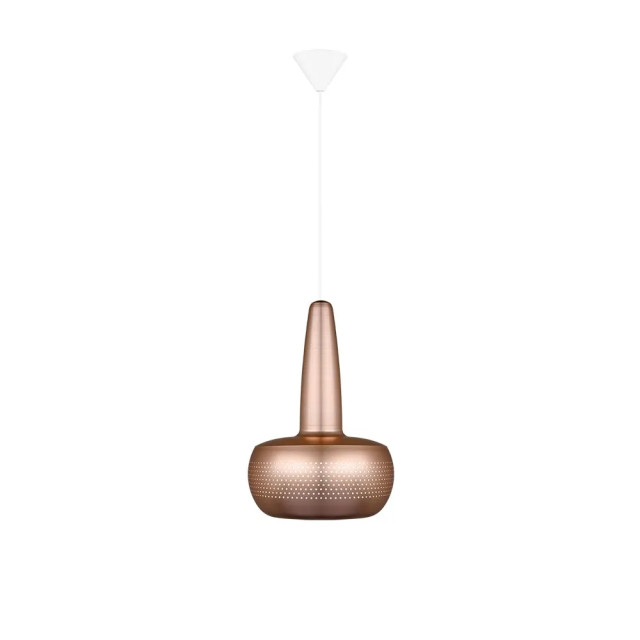 Umage Clava hanglamp brushed copper met koordset wit Ø 21,5 cm 2027645 large