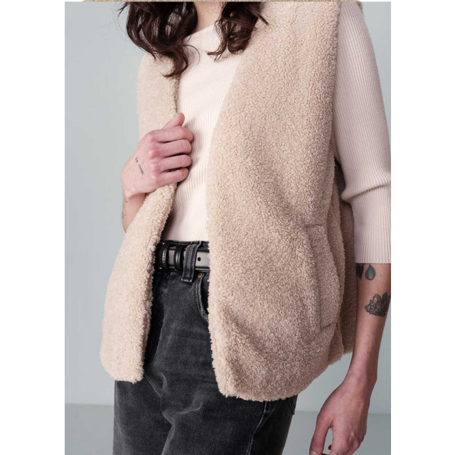 Grace & Mila Teddy gilet niu Beige teddy gilet Niu  large