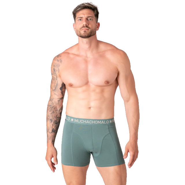 Muchachomalo Heren 4-pack boxershorts print/effen U-OUTLT1010-130 large