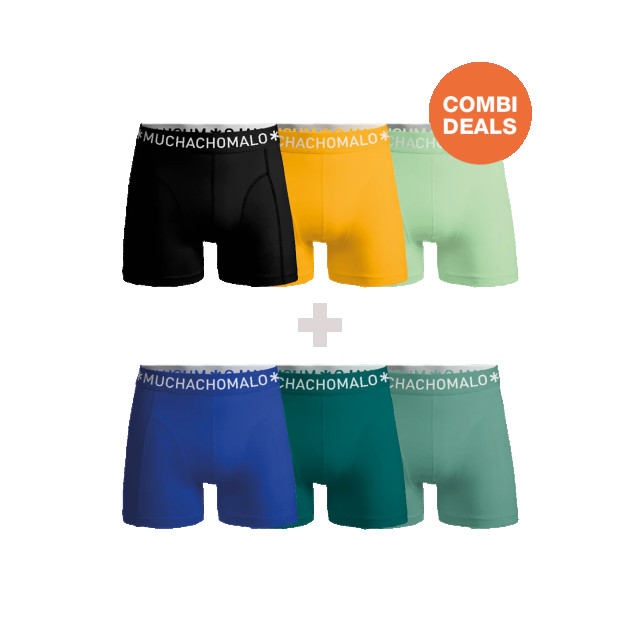 Muchachomalo Heren 3+3-pack boxershorts CDSOL1063-1064 large