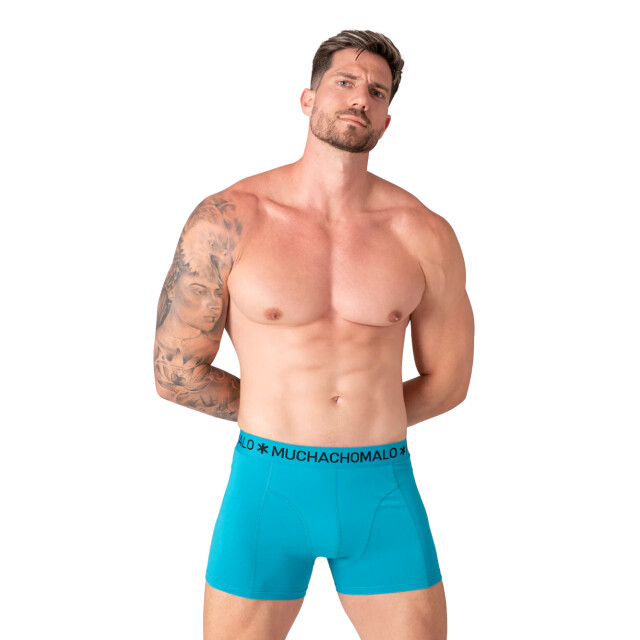 Muchachomalo Heren 2-pack boxershorts effen U-SOLID1010-985 large