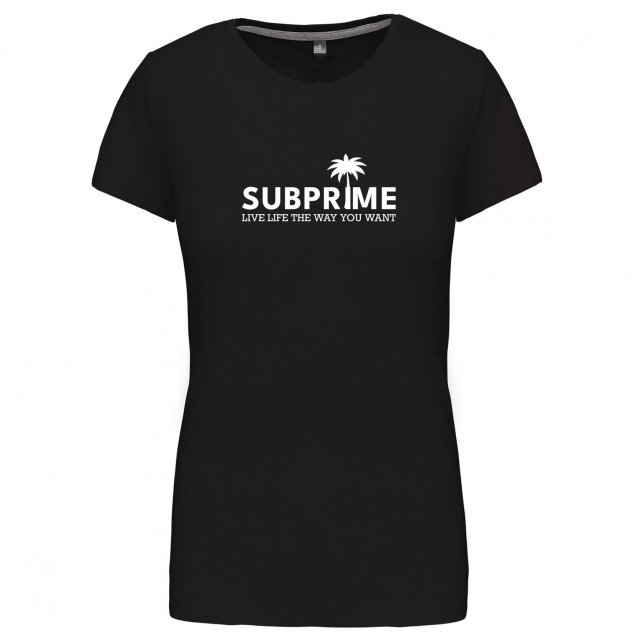 Subprime Wmn tee palm WSH-Palm-BLK-XL large