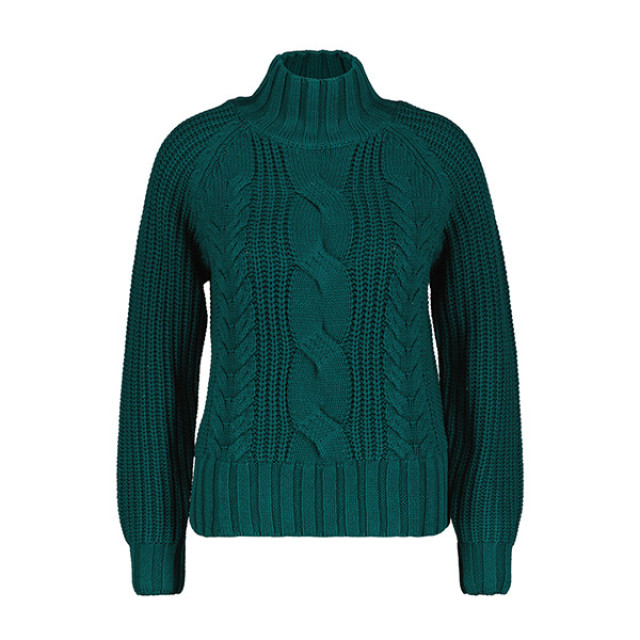 Red Button Sweater srb4370 turtle cable teal SRB4370 Turtle cable - Teal large