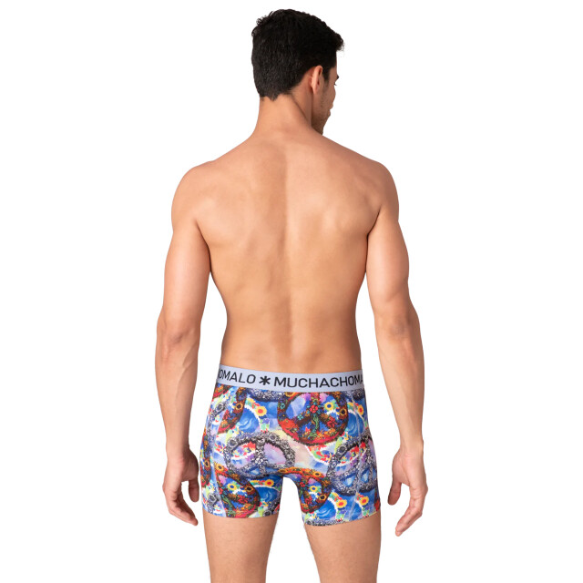 Muchachomalo Heren 4-pack boxershorts print/effen U-OUTLT1010-128 large