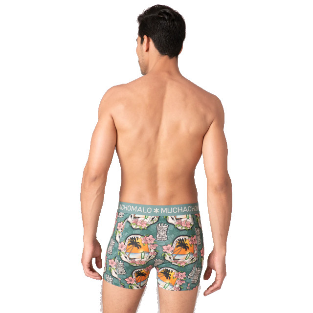 Muchachomalo Heren 4-pack boxershorts print/effen U-OUTLT1010-130 large