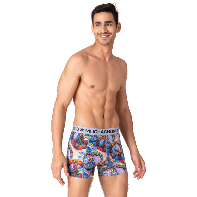 Muchachomalo Heren 7-pack boxershorts print/effen U-OUTLT1010-134 large