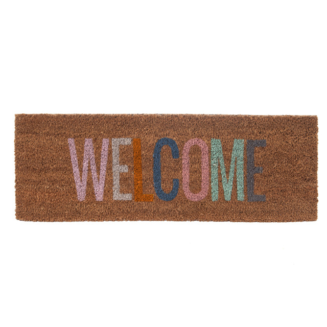 Present Time deurmat welcome multicolor 75x25x1,5cm 2917840 large