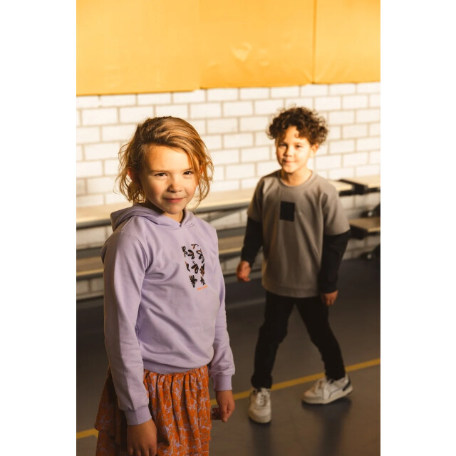 Quapi Meisjes hoodie dionne lavender QW241 - DIONNE - 5005 large