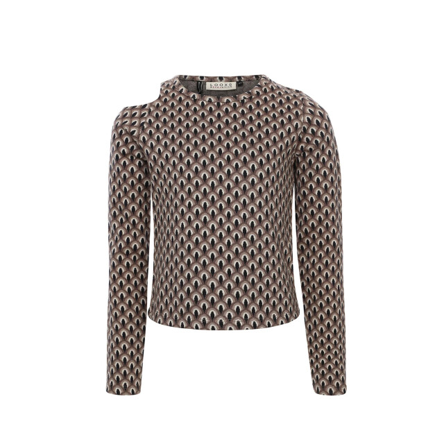Looxs Revolution Fancy top graphic print voor meisjes in de kleur 2431-5413-921 large