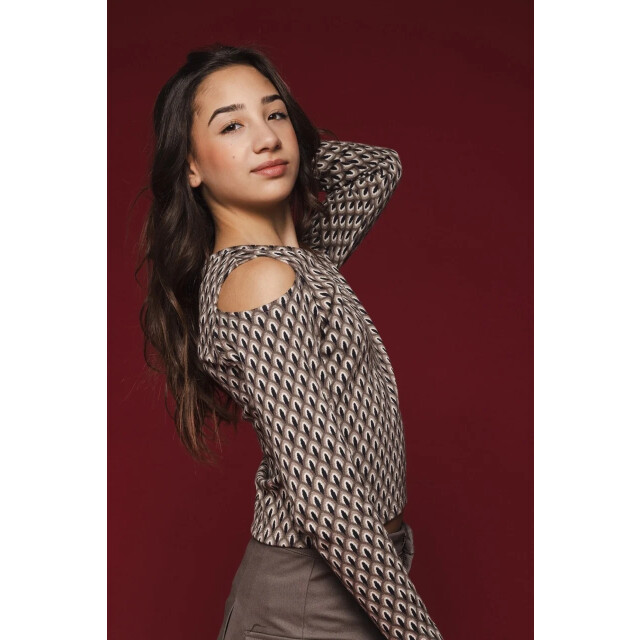 Looxs Revolution Fancy top graphic print voor meisjes in de kleur 2431-5413-921 large