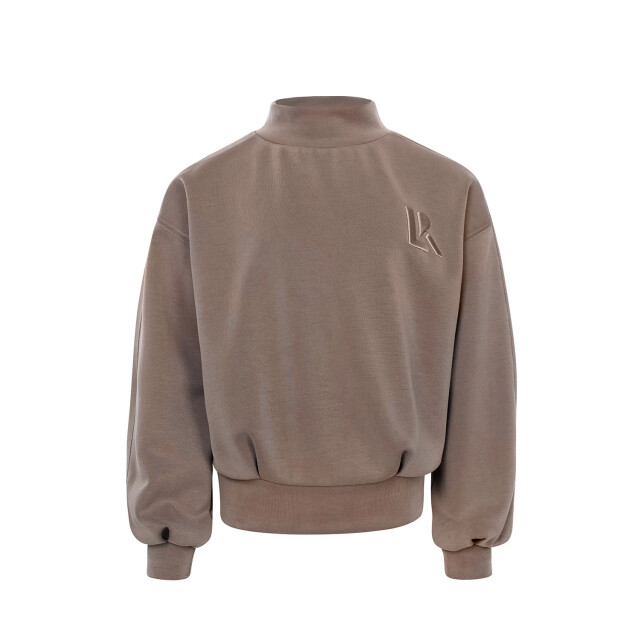 Looxs Revolution Super soft viscose sweater taupe voor meisjes in de kleur 2431-5307-054 large
