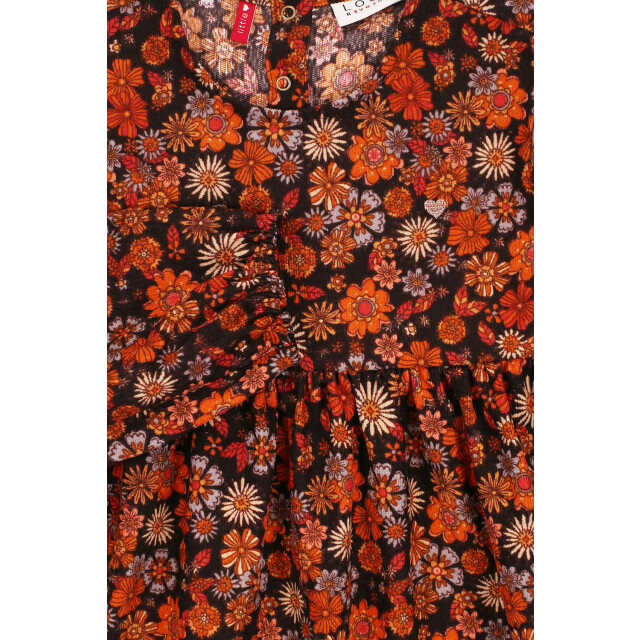 Looxs Revolution Retro mini corduroy jurk voor meisjes in de kleur 2431-7858-811 large