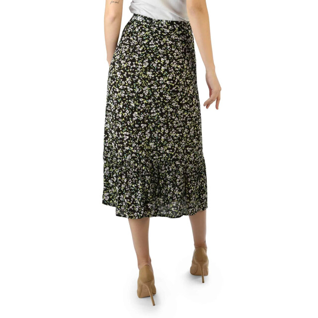 Tommy Hilfiger Lange rok met bloemenprint Tommy Hilfiger Zwart Lange Rok Met Bloemenprint large