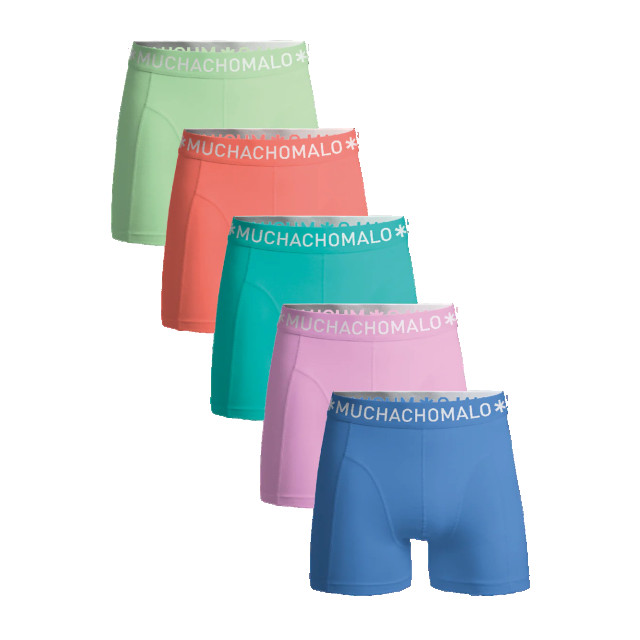 Muchachomalo Heren 5-pack boxershorts effen U-SOLID1010-1034 large