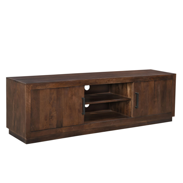 Livingfurn tv meubel jaxx brown 150cm mangohout 2658030 large