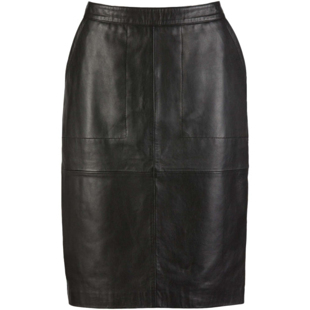 By-Bar Amsterdam Basic leather skirt black 103000-860 large