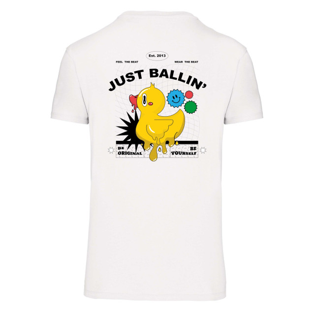 Ballin Est. 2013 Backprint duck shirt SHBPDUCK-WHT-L large