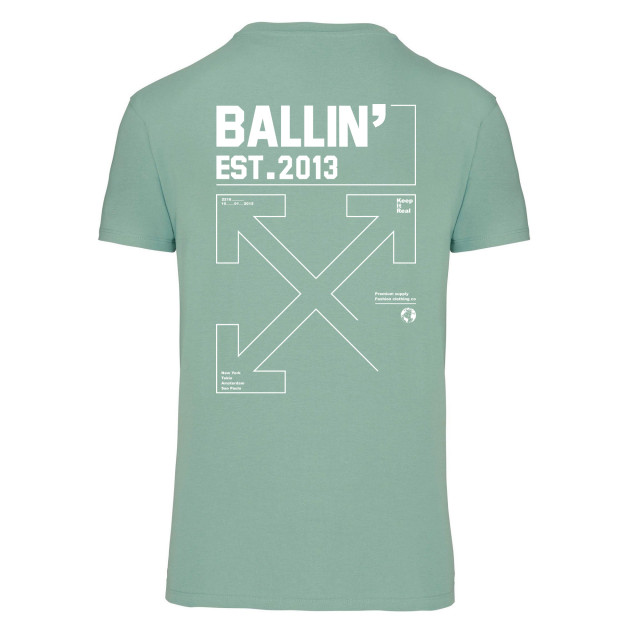 Ballin Est. 2013 Backprint cross shirt SHBPCROSS-SAG-L large