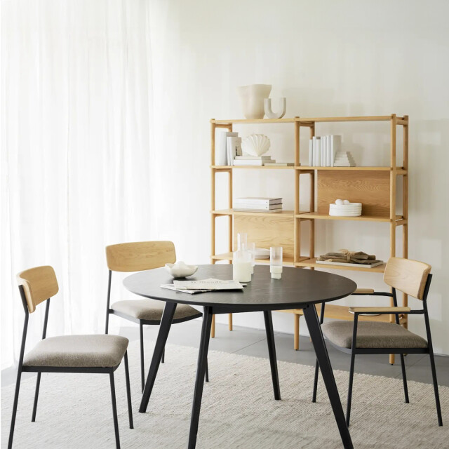Rowico Home Yumi houten eettafel Ø 115 cm 2028679 large