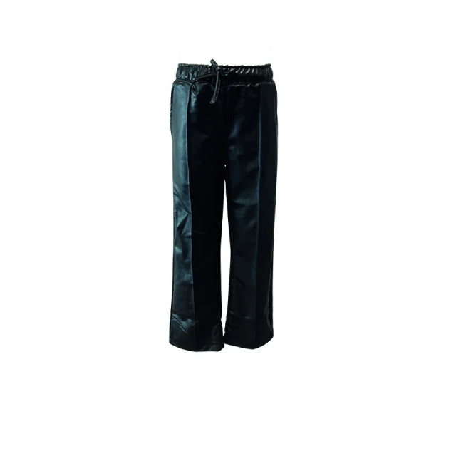 Dutch Dream Denim Meisjes broek nep leer met rechte pijpen sina - FW24-16-Zwart large