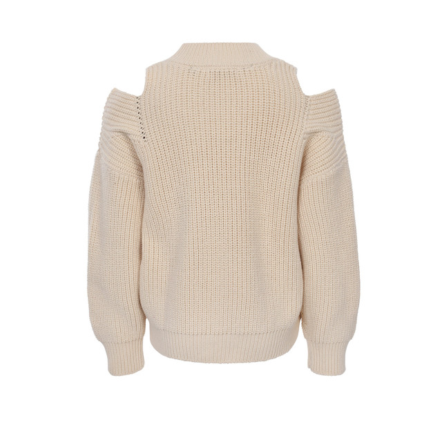 Looxs Revolution Meiden sweater met open shoulders creme 153043864 large