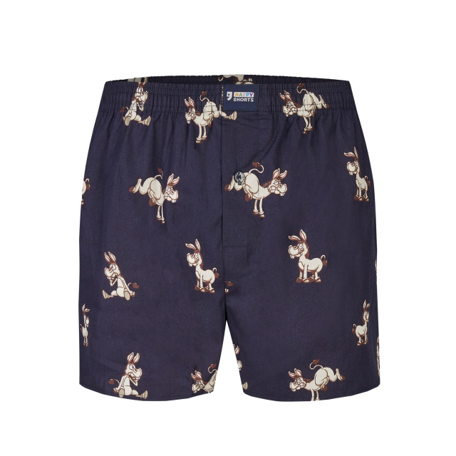 Happy Shorts X heren wijde boxershort met binnenbroek ezel print HS-X-341 large