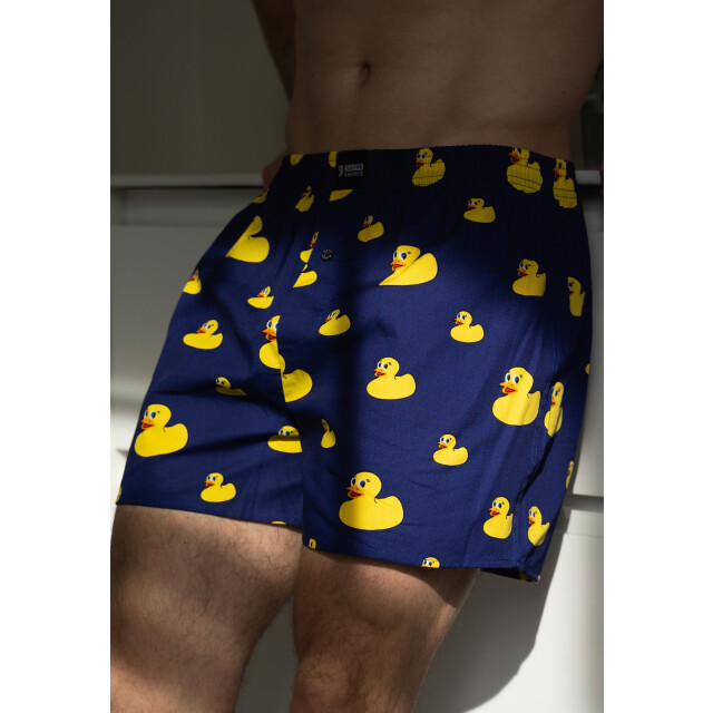 Happy Shorts X heren wijde boxershort met binnenbroek badeendjes print HS-X-88 large