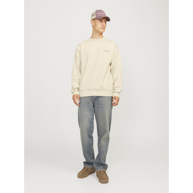 Jack & Jones Jprblachad branding sweat crew neck beige 5209.05.0029 large