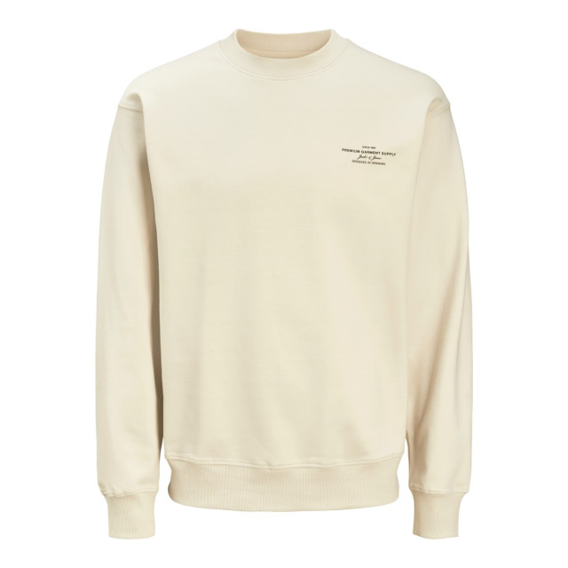 Jack & Jones Jprblachad branding sweat crew neck beige 5209.05.0029 large