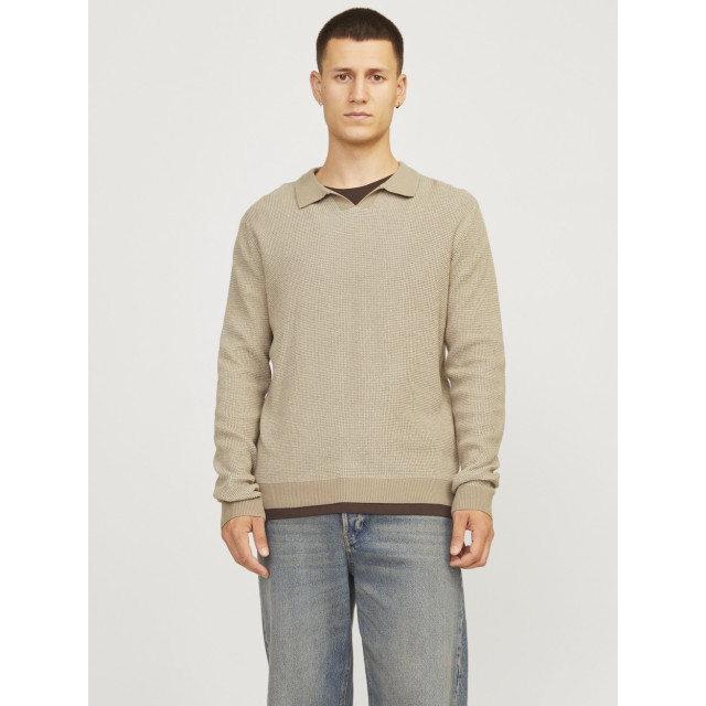 Jack & Jones Jprblabani knit split neck ls licht 5219.71.0022 large