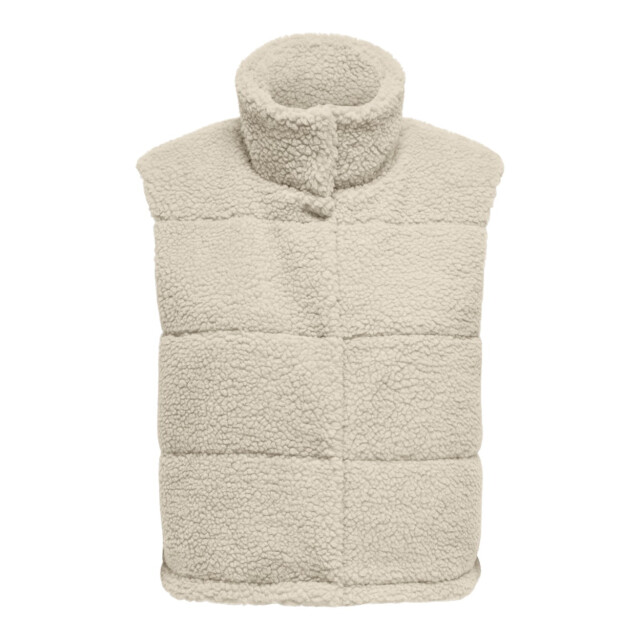 Only Onlsandra teddy waistcoat life cc o beige 4259.05.0017 large