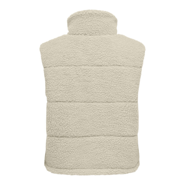 Only Onlsandra teddy waistcoat life cc o beige 4259.05.0017 large
