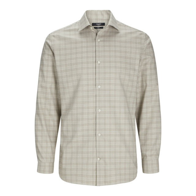 Jack & Jones Jprblaparker check ls shirt sn zand dessin 5309.06.0006 large