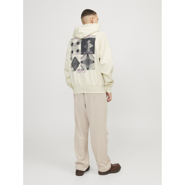Jack & Jones Jornoho back graphic sweat hood off-white 5209.02.0039 large