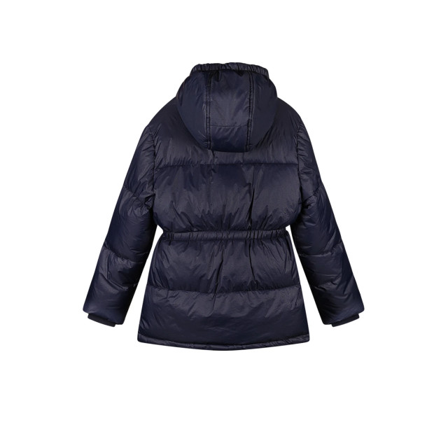 Moodstreet Meisjes winterjas lang luna navy M407-5232-170 large